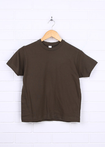 Хаки (оливковая) летняя футболка с коротким рукавом Sol's