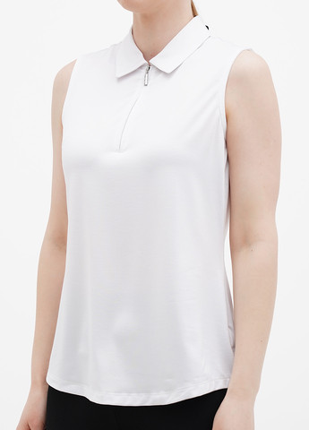 Белая женская футболка-поло Greg Norman однотонная