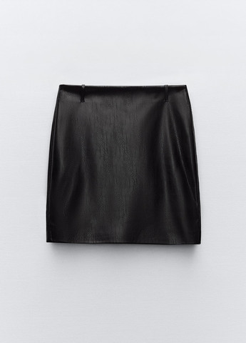 Черная кэжуал однотонная юбка Zara колокол