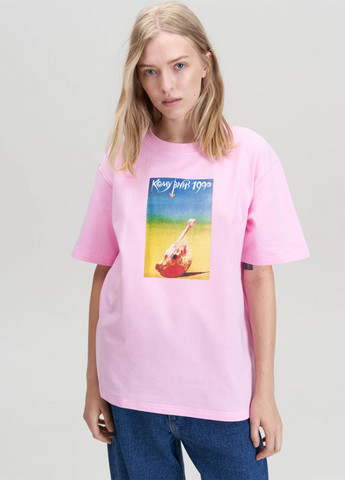 Рожева літня футболка JUL