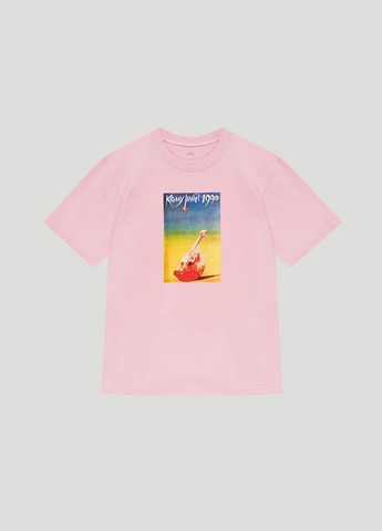 Розовая летняя футболка JUL