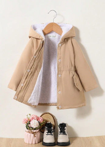 Бежева демісезонна куртка SHEIN