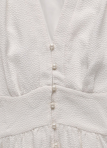 Білий кежуал сукня кльош Mossman однотонна