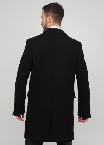 Черное демисезонное Пальто однобортное Drykorn