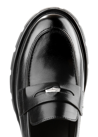 Туфли Le'BERDES на низком каблуке с логотипом