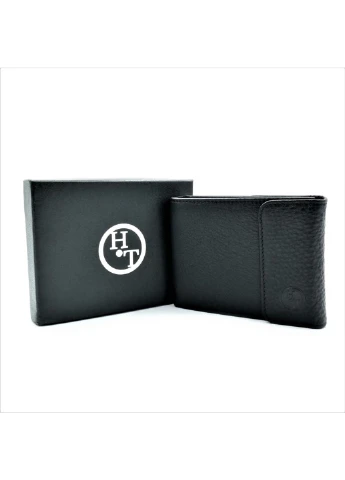 Чоловічий шкіряний гаманець 12х9х2,5 см H.T.Leather (254595102)