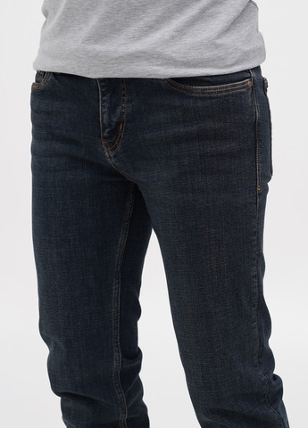 Темно-синие демисезонные регюлар фит джинсы Giorgio Armani