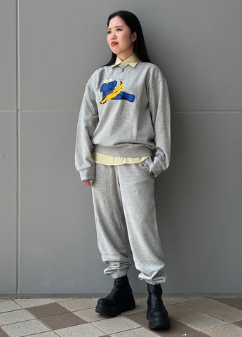 Светло-желтая кэжуал рубашка однотонная Uniqlo