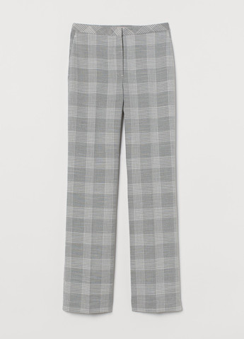 Комбинированные кэжуал демисезонные прямые, классические брюки H&M