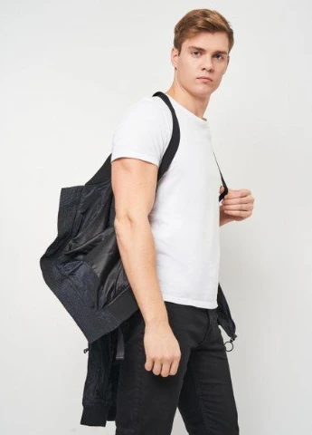 Бомбер,чорний, JACK&JONES (255192454)