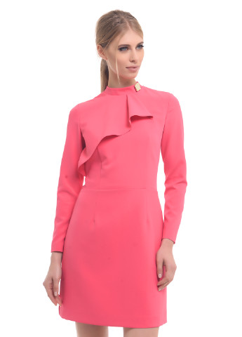 Розовое кэжуал платье Arefeva однотонное
