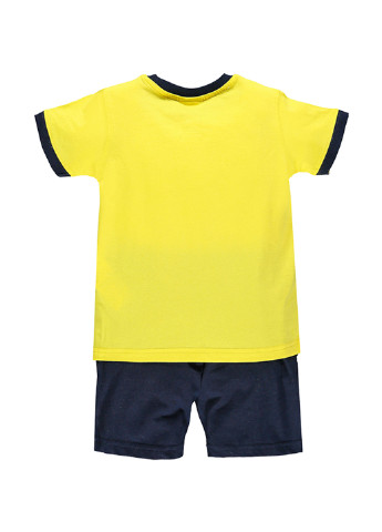 Желтый летний комплект (футболка, шорты) MEK