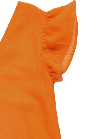 Оранжевое кэжуал платье Studio однотонное