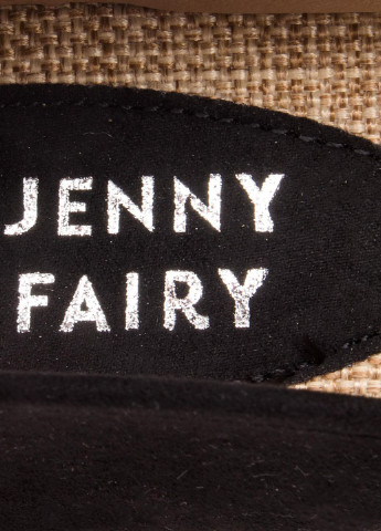 Черные еспадрильї jenny fairy Jenny Fairy однотонные на плетеной подошве