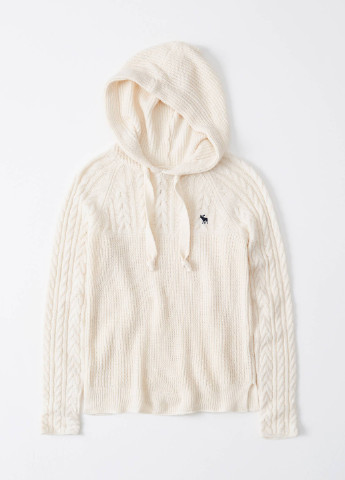 Молочний зимовий светр Abercrombie & Fitch