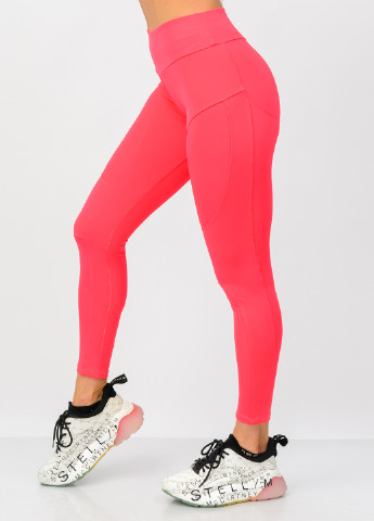 Розовые демисезонные леггинсы Go Fitness