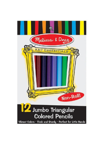 Карандаши цветные Цветные карандаши 12 цветов (MD4119) Melissa&Doug (254067901)