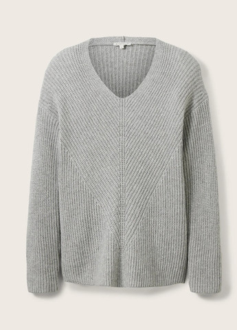 Серый демисезонный пуловер пуловер Tom Tailor