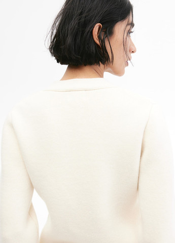 Кремовый демисезонный кардиган H&M