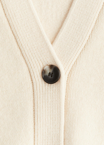 Кремовый демисезонный кардиган H&M