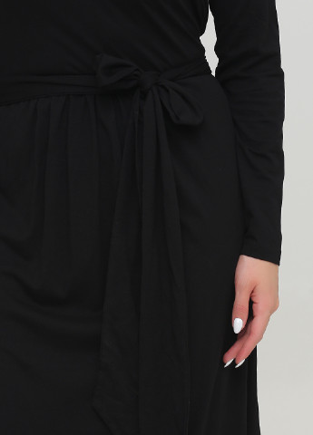 Черное коктейльное платье клеш Boden однотонное