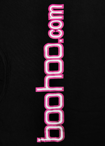 Черная летняя футболка Boohoo