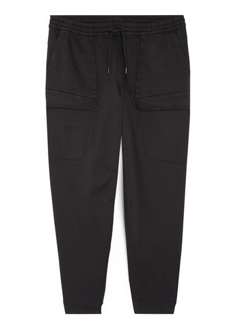 Черные кэжуал демисезонные зауженные, карго брюки C&A