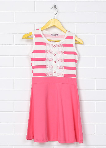 Розовое платье Dominika (68519530)