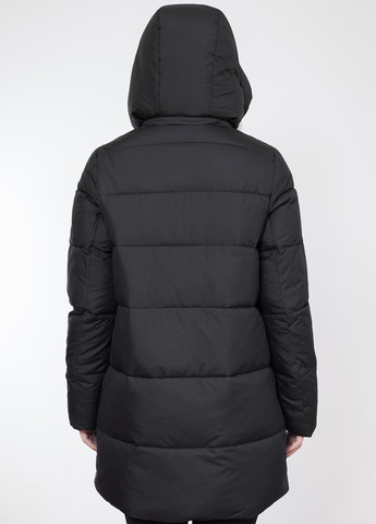 Чорна зимня куртка Qarlevar