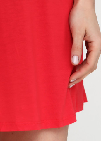Красное кэжуал платье Terranova однотонное