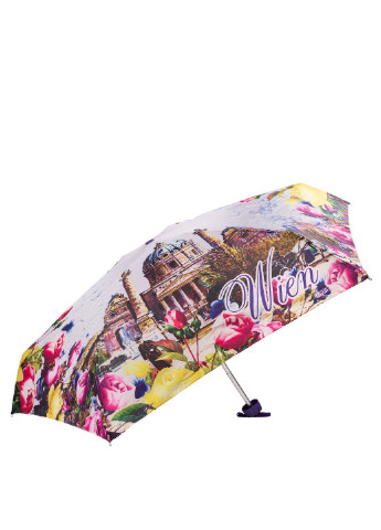 Комбінована складна парасолька хутроанічна 94 см Lamberti (197761786)