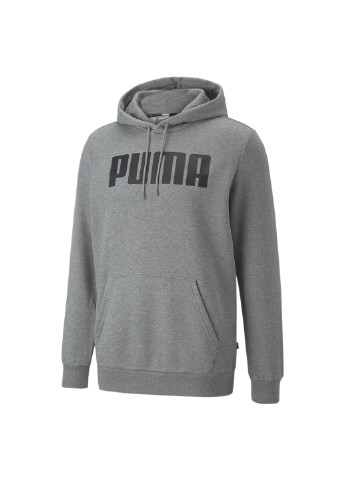 Серая демисезонная толстовка essentials full-length men’s hoodie Puma