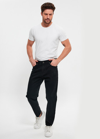 Черные демисезонные мом фит джинсы Trend Collection