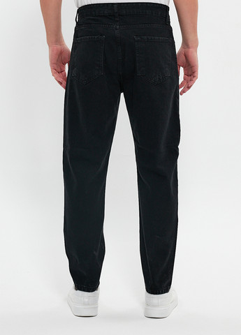 Черные демисезонные мом фит джинсы Trend Collection