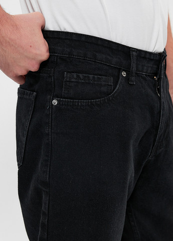 Черные демисезонные мом фит джинсы Trend Collection