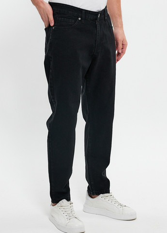 Черные демисезонные мом фит джинсы Trend Collection