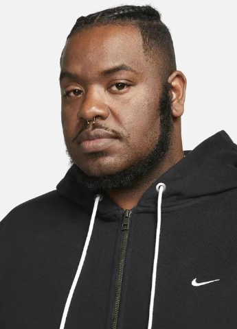 Толстовка DR0403-010 Nike SOLO SWOOSH FULLZIP HOODIE (367205549)