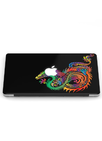 Чехол пластиковый для Apple MacBook Air 13 A1466 / A1369 Разноцветный дракон (Colorful dragon) (6351-2140) MobiPrint (218539356)