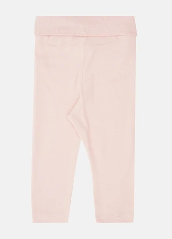Светло-розовые кэжуал летние брюки H&M