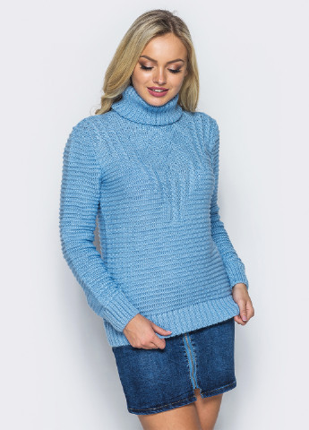 Голубой зимний свитер Larionoff