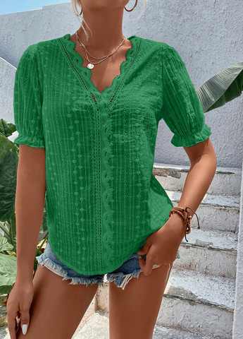 Зелёная блуза SHEIN