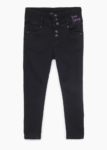Черные демисезонные зауженные джинсы S&D