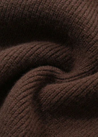 Коричневий зимовий светр SHEIN