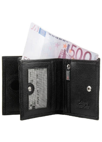 Мужское кожаное портмоне 9,3х10х2,5 см Karya (232990315)