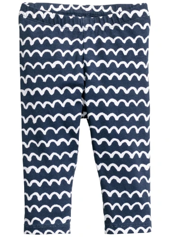 Голубой демисезонный комплект (платье, леггинсы) H&M