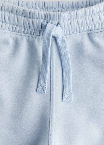 Светло-голубые кэжуал демисезонные брюки джоггеры H&M