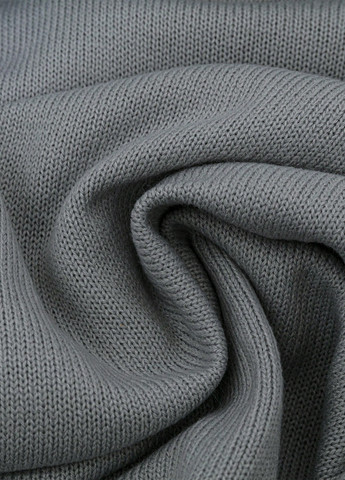 Серое кэжуал платье платье-свитер SHEIN однотонное