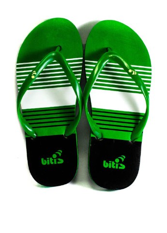 Зеленые пляжные шлепанцы Bitis