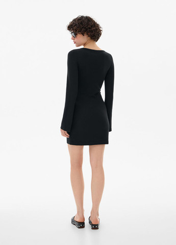 Черное кэжуал платье Promin однотонное