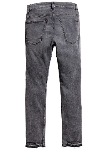 Темно-серые демисезонные зауженные джинсы ERDEM x H&M
